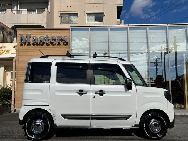 スペーシアギア ハイブリッドＸＺ　純正ナビＴＶ・３６０°全周囲カメラ・両側パワースライド・アルパイン前後ドラレコ付きデジタルインナーミラー・コイルリフトアップ・社外アルミ＆マフラー＆グリル＆シートカバー・ベットキット・ウッドコンビハン（7枚目）