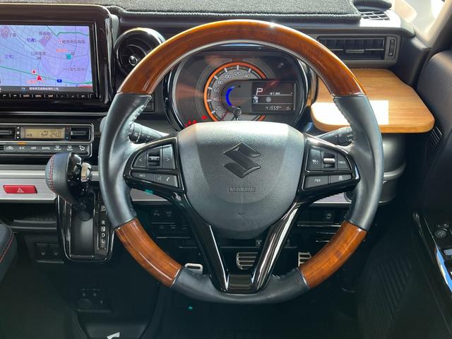 スペーシアギア ハイブリッドＸＺ　純正ナビＴＶ・３６０°全周囲カメラ・両側パワースライド・アルパイン前後ドラレコ付きデジタルインナーミラー・コイルリフトアップ・社外アルミ＆マフラー＆グリル＆シートカバー・ベットキット・ウッドコンビハン（25枚目）