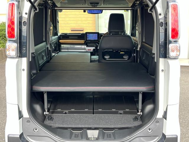 スペーシアギア ハイブリッドＸＺ　純正ナビＴＶ・３６０°全周囲カメラ・両側パワースライド・アルパイン前後ドラレコ付きデジタルインナーミラー・コイルリフトアップ・社外アルミ＆マフラー＆グリル＆シートカバー・ベットキット・ウッドコンビハン（29枚目）