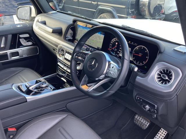 Ｇクラス Ｇ４００ｄ　ＡＭＧライン　２年保証　ワンオーナー　ＡＭＧライン　マヌファクチャープログラム　ボディ同色スペアタイヤリング　ラグジュアリーＰ　アダプティブダンピング　レーダーセーフティ　ブルメスター　シートベンチレーション（13枚目）