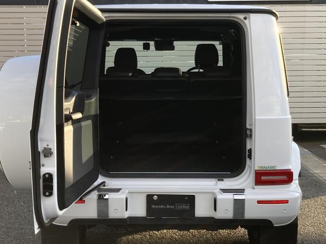 Ｇクラス Ｇ４００ｄ　ＡＭＧライン　２年保証　ワンオーナー　ＡＭＧライン　マヌファクチャープログラム　ボディ同色スペアタイヤリング　ラグジュアリーＰ　アダプティブダンピング　レーダーセーフティ　ブルメスター　シートベンチレーション（19枚目）