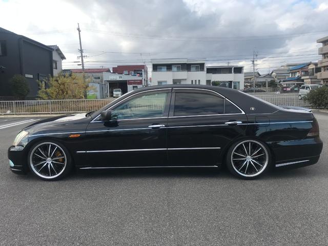 ロイヤルエクストラ JIC車高調 社外マフラー 社外SDナビ(5枚目)