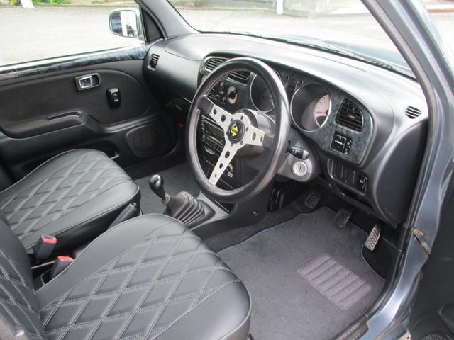 ミラジーノ ミニライトスペシャルターボ　最終型５速ＭＴ　ローダウン　センターマフラー　同色ＮＥＷペイント　禁煙車　走行制限無６ヶ月保証　クラッチ・ラジエータ＆ホース＆ファンモーター・Ｔベルト＆Ｗポンプ・オルタネータ・Ｅマウント・タイヤ交換（15枚目）