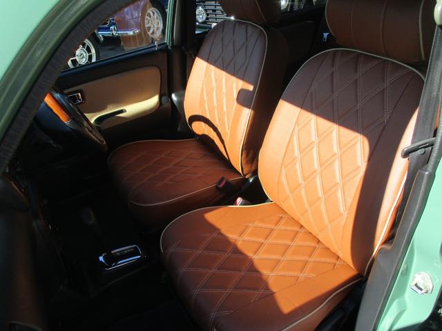 ミラジーノ ミニライトスペシャル 最終型 オリジナルカスタマイズ ウッド調インテリア シートカバー ローダウン 走行制限無6ヶ月保証 ラジエータ&ホース&ファンモーター・Tベルト&Wポンプ・コイル・オルタネータ・Eマウント・タイヤ交換(46枚目)