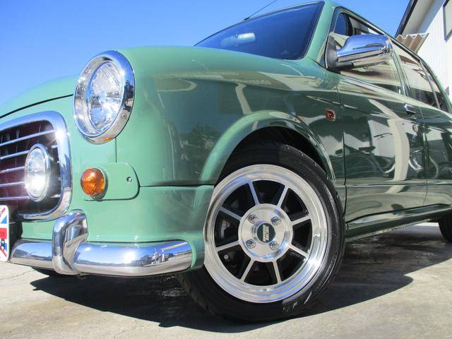 ミラジーノ ミニライトスペシャルターボ 5速MT 新品D-SPORTマフラー ローダウン 新品ハヤシレーシングAW 走行制限無6ヶ月保証 クラッチ・ラジエータ&ホース&ファンモーター・Tベルト&Wポンプ・オルタネータ・Eマウント・タイヤ交換(7枚目)