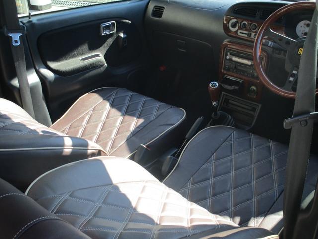 ミラジーノ ミニライトスペシャルターボ 5速MT 新品D-SPORTマフラー ローダウン 新品ハヤシレーシングAW 走行制限無6ヶ月保証 クラッチ・ラジエータ&ホース&ファンモーター・Tベルト&Wポンプ・オルタネータ・Eマウント・タイヤ交換(53枚目)