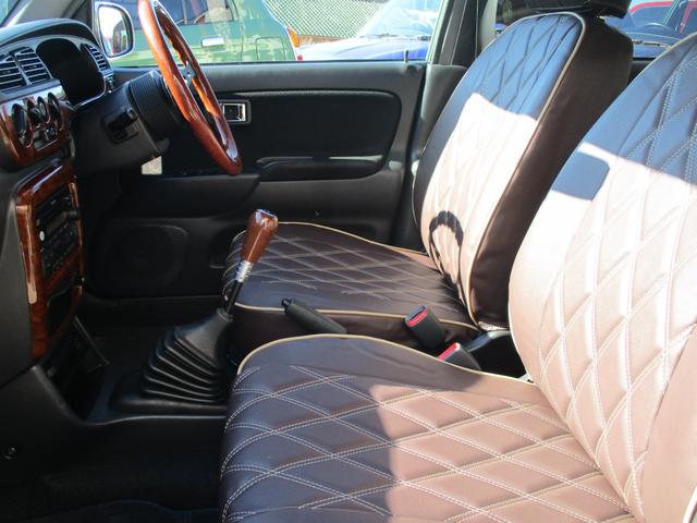 ミラジーノ ミニライトスペシャルターボ 5速MT 新品D-SPORTマフラー ローダウン 新品ハヤシレーシングAW 走行制限無6ヶ月保証 クラッチ・ラジエータ&ホース&ファンモーター・Tベルト&Wポンプ・オルタネータ・Eマウント・タイヤ交換(56枚目)