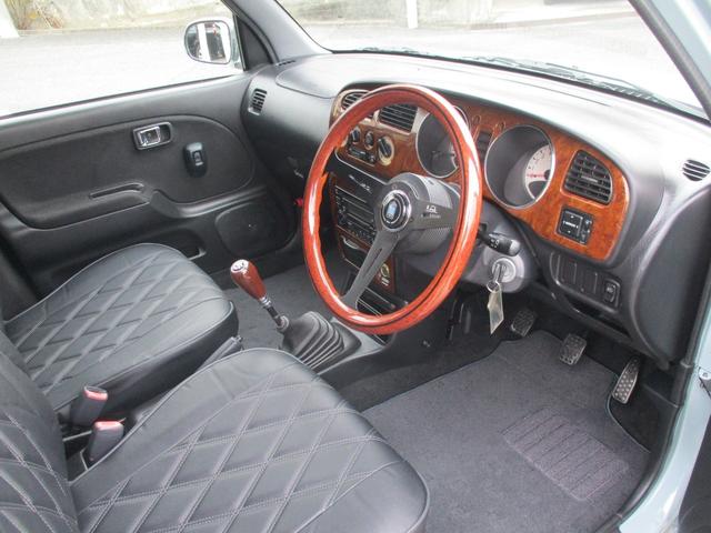 ミラジーノ ミニライトスペシャルターボ 5速MT 最終型新品D-SPORTマフラー ローダウン 新品WORK Equip03 走行制限無6ヶ月保証 クラッチ・ラジエータ&ホース&ファンモーター・Tベルト&Wポンプ・オルタネータ・マウント交換(46枚目)