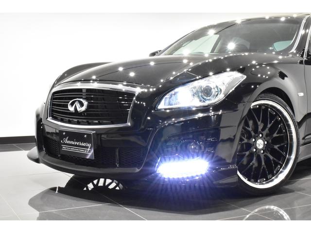 250GT サンルーフ ブラックハーフレザーシート Bluetooth HDD フルセグ サイドバックカメラ ETC 新品タナベ車高調 新品21インチタイヤホイール 新品フルエアロ 新品インフィニティエンブレム(8枚目)