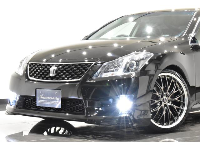 クラウン アスリート　後期モデル／黒革エアーシート／新品フルタップ車高調／新品２０インチタイヤホイール／新品エアロ／新品ＬＥＤフォグ／ＨＤＤマルチ／フルセグ／Ｂｌｕｅｔｏｏｔｈ／バックカメラ／ビルトインＥＴＣ／スマートキー（8枚目）
