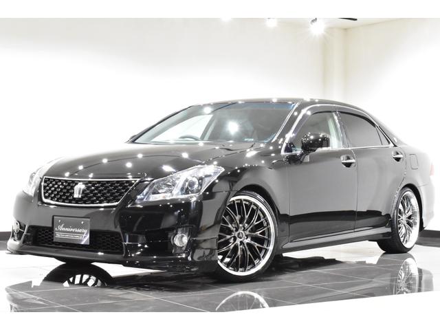 クラウン アスリート　後期モデル／黒革エアーシート／新品フルタップ車高調／新品２０インチタイヤホイール／新品エアロ／新品ＬＥＤフォグ／ＨＤＤマルチ／フルセグ／Ｂｌｕｅｔｏｏｔｈ／バックカメラ／ビルトインＥＴＣ／スマートキー（30枚目）