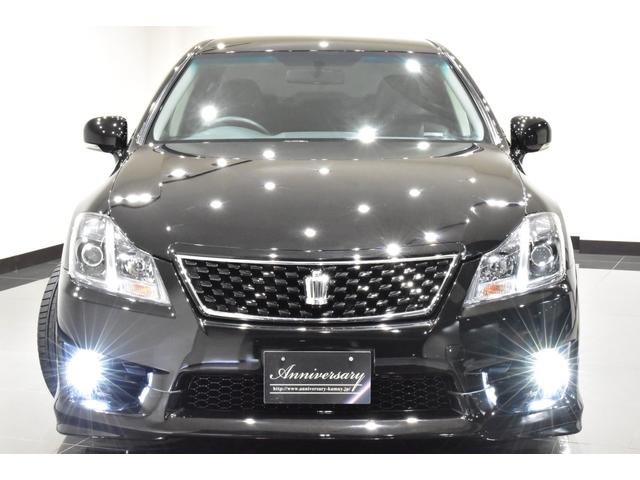 クラウン アスリート　後期モデル／黒革エアーシート／新品フルタップ車高調／新品２０インチタイヤホイール／新品エアロ／新品ＬＥＤフォグ／ＨＤＤマルチ／フルセグ／Ｂｌｕｅｔｏｏｔｈ／バックカメラ／ビルトインＥＴＣ／スマートキー（35枚目）
