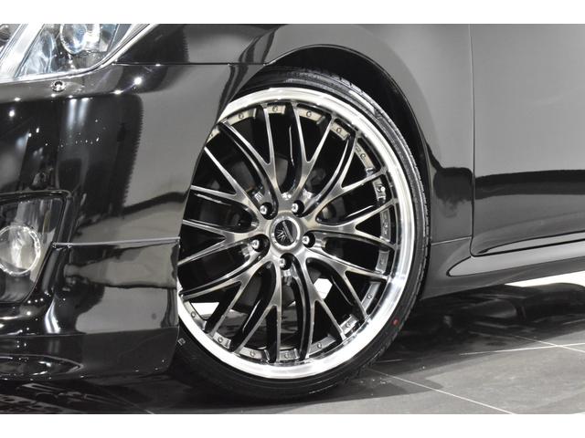 クラウン アスリート　後期モデル／黒革エアーシート／新品フルタップ車高調／新品２０インチタイヤホイール／新品エアロ／新品ＬＥＤフォグ／ＨＤＤマルチ／フルセグ／Ｂｌｕｅｔｏｏｔｈ／バックカメラ／ビルトインＥＴＣ／スマートキー（41枚目）