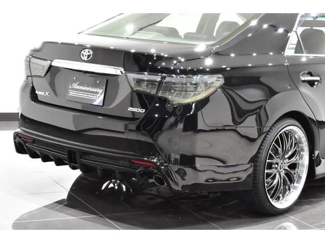 マークＸ ２５０Ｇ　後期モデル／ＲＤＳ仕様／新品ブラックレザーシート／新品２０インチタイヤホイール／新品エアロ／新品３眼ＬＥＤヘッド／新品ＬＥＤテール／前後流れるウインカー／ナビＴＶ／Ｂｌｕｅｔｏｏｔｈ／Ｂカメラ／ＥＴＣ（50枚目）