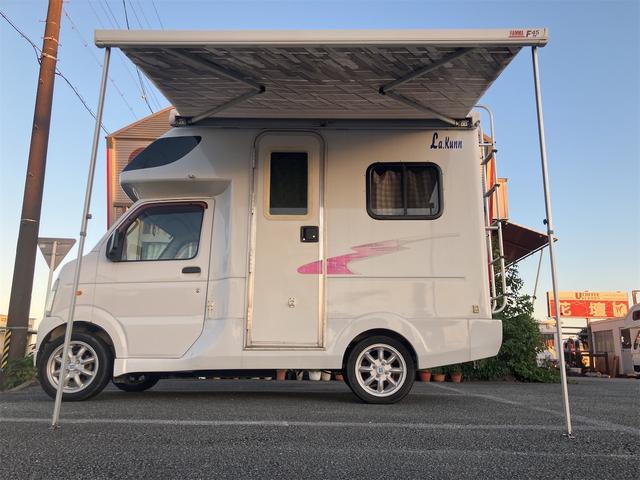 キャリイトラック 　キャンピングカー　ＡＴ　バックカメラ　タープ　ソラーパネル　梯子　ナビ　ＡＭ／ＦＭ　ＡＵＸ　パワーステアリング　エアコン（43枚目）