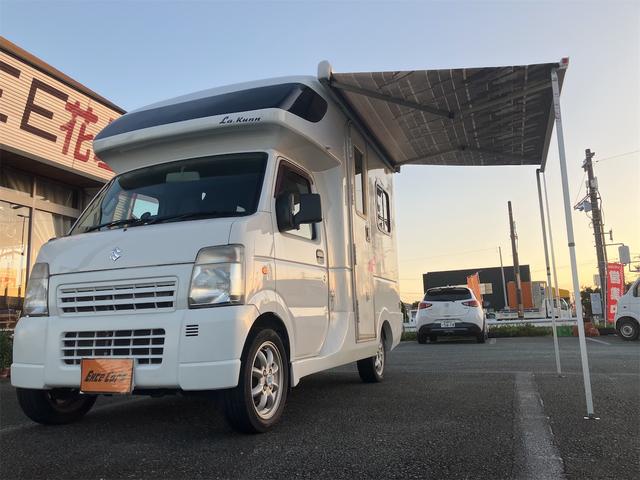 キャリイトラック 　キャンピングカー　ＡＴ　バックカメラ　タープ　ソラーパネル　梯子　ナビ　ＡＭ／ＦＭ　ＡＵＸ　パワーステアリング　エアコン（44枚目）