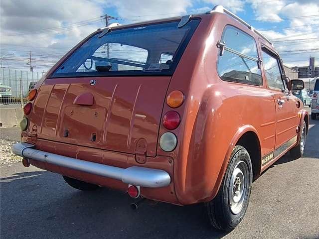 パオ キャンバストップ　純正オーディオ　ＥＴＣ　　５速ミッション車　ホロ張り替済み　車検整備付　走行６５０００Ｋｍ　ガソリン車　ルーフレール　レトロパネル　オレンジ（2枚目）