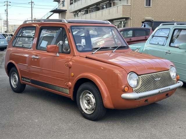 パオ キャンバストップ　純正オーディオ　ＥＴＣ　　５速ミッション車　ホロ張り替済み　車検整備付　走行６５０００Ｋｍ　ガソリン車　ルーフレール　レトロパネル　オレンジ（12枚目）