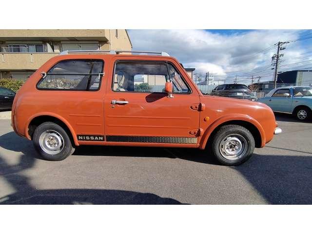 パオ キャンバストップ　純正オーディオ　ＥＴＣ　　５速ミッション車　ホロ張り替済み　車検整備付　走行６５０００Ｋｍ　ガソリン車　ルーフレール　レトロパネル　オレンジ（13枚目）