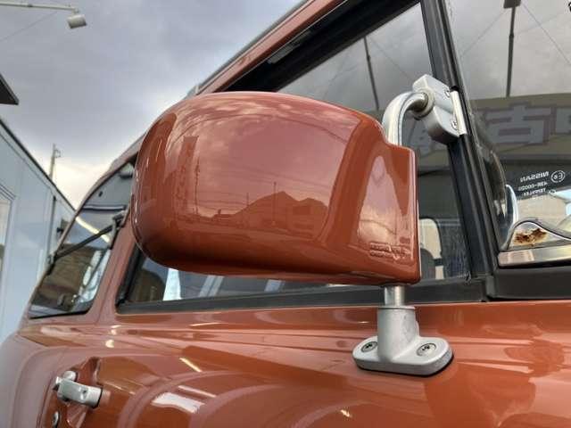 パオ キャンバストップ　純正オーディオ　ＥＴＣ　　５速ミッション車　ホロ張り替済み　車検整備付　走行６５０００Ｋｍ　ガソリン車　ルーフレール　レトロパネル　オレンジ（22枚目）