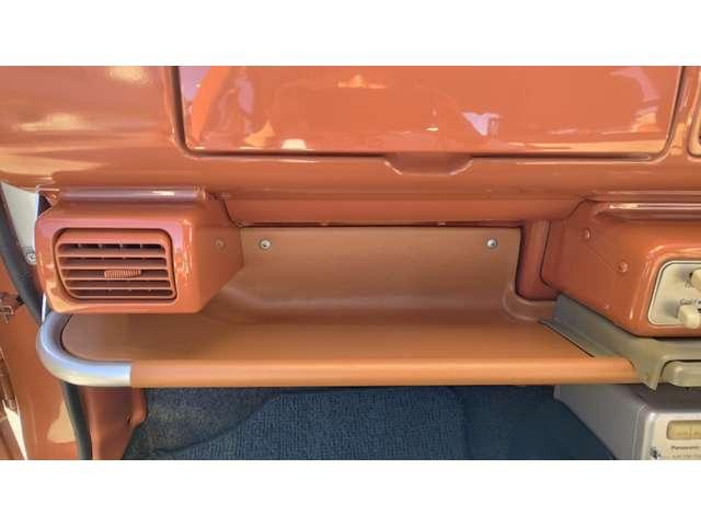 パオ キャンバストップ　純正オーディオ　ＥＴＣ　　５速ミッション車　ホロ張り替済み　車検整備付　走行６５０００Ｋｍ　ガソリン車　ルーフレール　レトロパネル　オレンジ（29枚目）