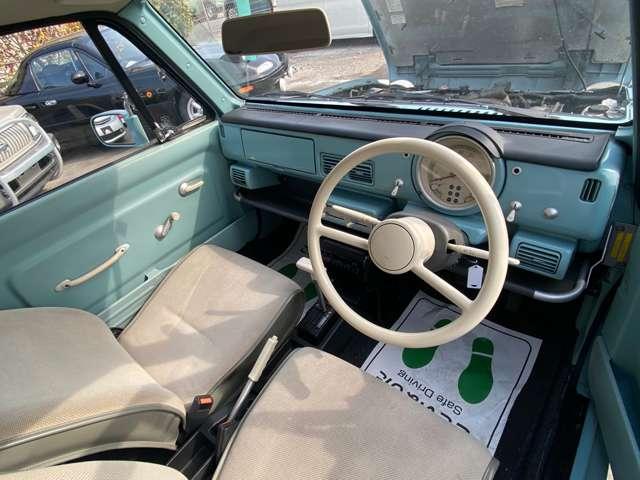パオ 　ノーマルルーフ　純正色　車検整備付　走行８８０００Ｋｍ　ライトブルー　オートマ　ガソリン車　ルーフレール　レトロコンポ　タイミングベルト交換済（13枚目）