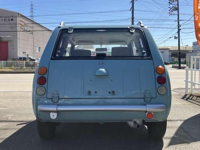 パオ 　ノーマルルーフ　純正色　車検整備付　走行８８０００Ｋｍ　ライトブルー　オートマ　ガソリン車　ルーフレール　レトロコンポ　タイミングベルト交換済（14枚目）