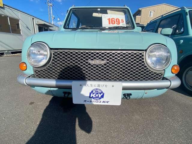 パオ 　ノーマルルーフ　純正色　車検整備付　走行８８０００Ｋｍ　ライトブルー　オートマ　ガソリン車　ルーフレール　レトロコンポ　タイミングベルト交換済（21枚目）