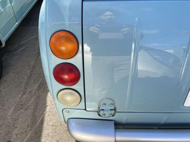 パオ 　ノーマルルーフ　純正色　車検整備付　走行８８０００Ｋｍ　ライトブルー　オートマ　ガソリン車　ルーフレール　レトロコンポ　タイミングベルト交換済（23枚目）