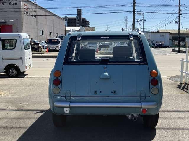 パオ 　ノーマルルーフ　純正色　車検整備付　走行８８０００Ｋｍ　ライトブルー　オートマ　ガソリン車　ルーフレール　レトロコンポ　タイミングベルト交換済（27枚目）