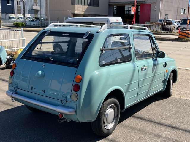 パオ 　ノーマルルーフ　純正色　車検整備付　走行８８０００Ｋｍ　ライトブルー　オートマ　ガソリン車　ルーフレール　レトロコンポ　タイミングベルト交換済（29枚目）