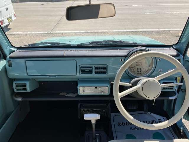 パオ 　ノーマルルーフ　純正色　車検整備付　走行８８０００Ｋｍ　ライトブルー　オートマ　ガソリン車　ルーフレール　レトロコンポ　タイミングベルト交換済（35枚目）