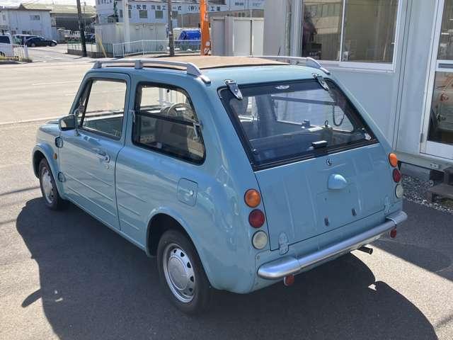 パオ キャンバストップ　社外オーディオ　車検整備付　走行９６０００Ｋｍ　オートマ　ライトブルー　ガソリン車　レトロパネル　整備付　キャンバストップ（19枚目）