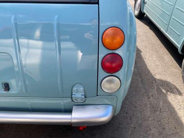 パオ キャンバストップ　社外オーディオ　車検整備付　走行９６０００Ｋｍ　オートマ　ライトブルー　ガソリン車　レトロパネル　整備付　キャンバストップ（23枚目）