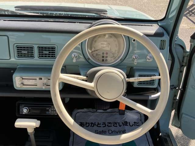 パオ キャンバストップ　社外オーディオ　車検整備付　走行９６０００Ｋｍ　オートマ　ライトブルー　ガソリン車　レトロパネル　整備付　キャンバストップ（32枚目）