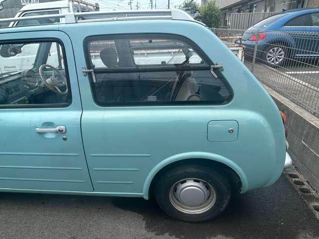 パオ 　純正ラジオ　走行９３０００Ｋｍ　車検整備付　ブルー　ルーフレール　オートマ　修復無　レトロパネル　ガソリン車　整備付（4枚目）