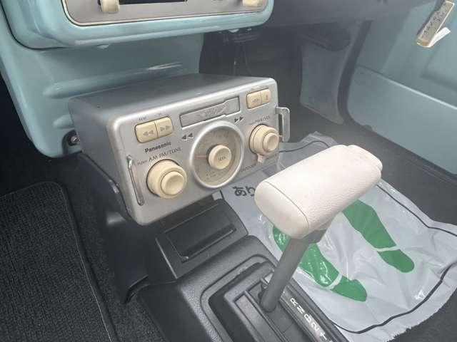 パオ 　純正ラジオ　走行９３０００Ｋｍ　車検整備付　ブルー　ルーフレール　オートマ　修復無　レトロパネル　ガソリン車　整備付（10枚目）
