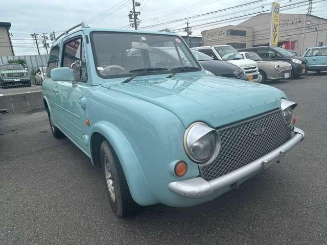 パオ 　純正ラジオ　走行９３０００Ｋｍ　車検整備付　ブルー　ルーフレール　オートマ　修復無　レトロパネル　ガソリン車　整備付（11枚目）