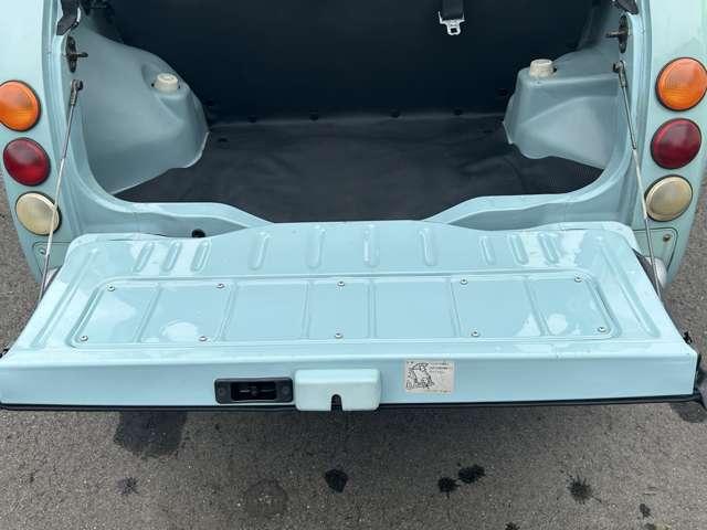 パオ 　純正ラジオ　走行９３０００Ｋｍ　車検整備付　ブルー　ルーフレール　オートマ　修復無　レトロパネル　ガソリン車　整備付（13枚目）