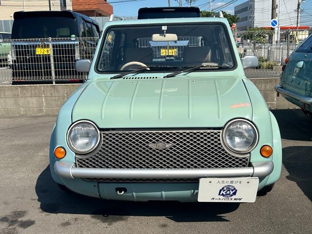 パオ 　ブレーキオーバーホール　車検整備付　走行１５５０００Ｋｍ　オートマ　ルーフレール　レトロパネル　ブルー　ガソリン車（2枚目）