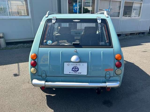 パオ 　ブレーキオーバーホール　車検整備付　走行１５５０００Ｋｍ　オートマ　ルーフレール　レトロパネル　ブルー　ガソリン車（10枚目）