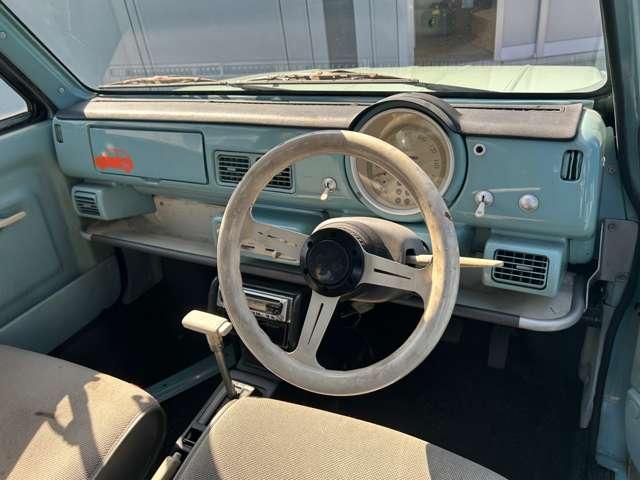 パオ 　ブレーキオーバーホール　車検整備付　走行１５５０００Ｋｍ　オートマ　ルーフレール　レトロパネル　ブルー　ガソリン車（12枚目）