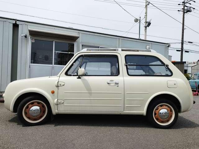 パオ キャンバストップ　フォグランプ　社外キーレス　ＥＴＣ　ドライブレコーダー　車検整備付　走行９３０００Ｋｍ　アイボリー　キャンバストップ　オートマ　修復無　ガソリン車（2枚目）