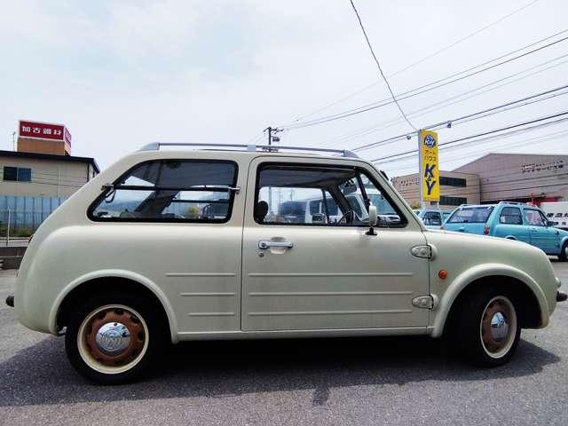 パオ キャンバストップ　フォグランプ　社外キーレス　ＥＴＣ　ドライブレコーダー　車検整備付　走行９３０００Ｋｍ　アイボリー　キャンバストップ　オートマ　修復無　ガソリン車（5枚目）