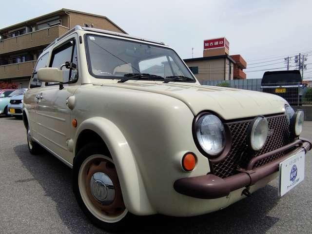 パオ キャンバストップ　フォグランプ　社外キーレス　ＥＴＣ　ドライブレコーダー　車検整備付　走行９３０００Ｋｍ　アイボリー　キャンバストップ　オートマ　修復無　ガソリン車（6枚目）