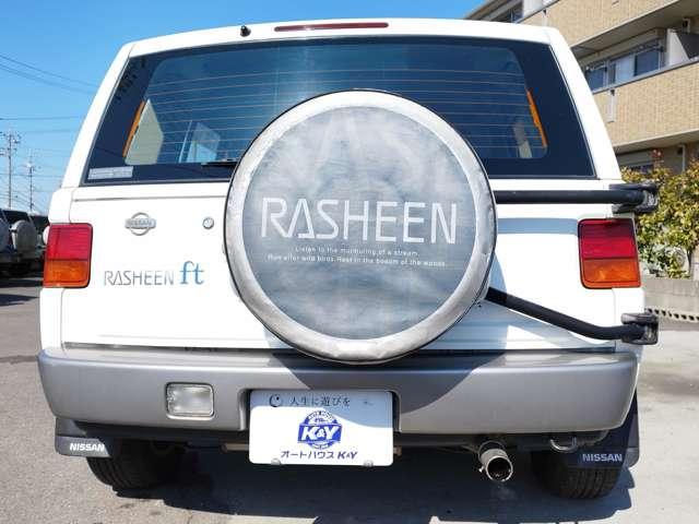 ラシーン ft タイプII 4WD 車検整備付 走行124000Km 4速オートマ ホワイト Wエアバッグ ABS ルーフレール 背面タイヤ レトロパネル ガソリン車(5枚目)