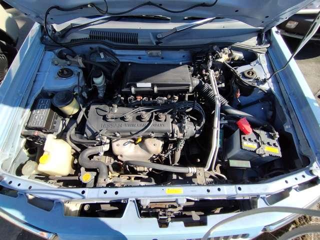 ラシーン ft タイプII 4WD 車検整備付 走行124000Km 4速オートマ ホワイト Wエアバッグ ABS ルーフレール 背面タイヤ レトロパネル ガソリン車(17枚目)