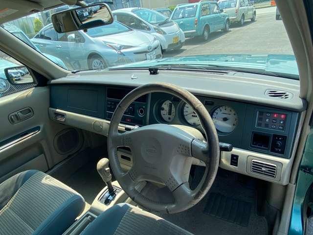 ラシーン フォルザ 4WD ETC 社外アルミ 4WD 車検整備付 4速オートマ 走行117000Km グリーンII オートエアコン 背面タイヤ ルーフレール(14枚目)