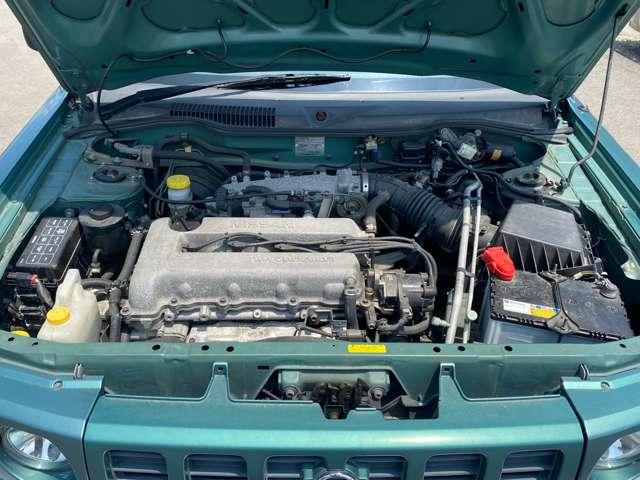 ラシーン フォルザ 4WD ETC 社外アルミ 4WD 車検整備付 4速オートマ 走行117000Km グリーンII オートエアコン 背面タイヤ ルーフレール(20枚目)