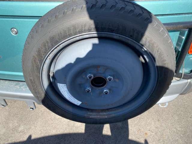 ラシーン フォルザ 4WD ETC 社外アルミ 4WD 車検整備付 4速オートマ 走行117000Km グリーンII オートエアコン 背面タイヤ ルーフレール(21枚目)